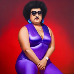 Full body portrait, painting, medium shot lady chabudwo