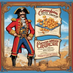 combine Captain Morgan and Captain Crunch on a rum label