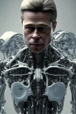 Brad Pitt sorrow terminator robot face, dark age, 8k resolution, realistic, intricate, 8k resolution, high-quality, fine-detail, digital art, detailed matte, volumetric lighting, dynamic lighting, photorealistic