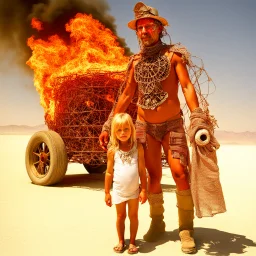 Burning Man meets Burning Woman and they produce Burning Children.