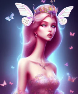 Butterfly princess full image