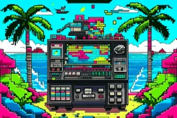 ALBUM COVER - 8BIT IBIZA TECHNO RAVE MACHINE