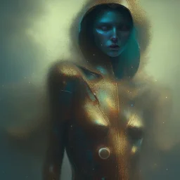 superhero, woman, photographer. oil on canvas, volumetric lighting, beksinski