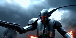 apocalypse, chaotic, magnificent, realistic, colorful, massive, epic, ray tracing, cinematic, 8k, HD, Ultra High Definition, photo film, film grain, hyper-detailed, whole body tarnished Hyper detailed star wars general grievous