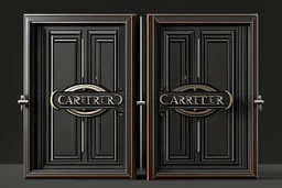 logo carpenter double gates