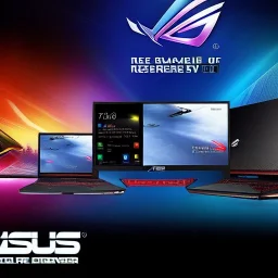 ASUS Republic of Gamers Style,Wallpaper , fullscreen mode, centered