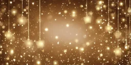 Festive abstract bokeh background - golden bokeh lights, beige - New Year, Anniversary, Wedding, banner