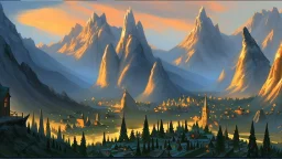 city of the elves in the mountains