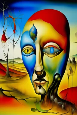 enhanced surrealism,, by Otto Rapp and Desmond Morris and Joan Miro, mind-bending abstract surreal image, transparent glass torso, hipnotic ilusion fact , shifting landscape creepy, concept art