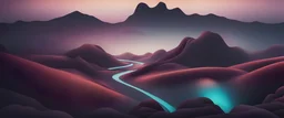 Gradient glow dark modern background design with space for your copy.