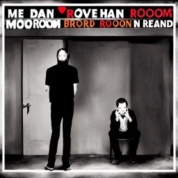 cover album man in dark room with heart broken