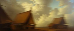 master oil painting by Rembrandt, motion blur sickness