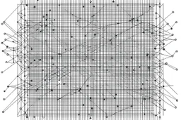 Cypher culture represented as lines and dots