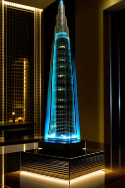 inspiration by burj khalifa8 + speaker with digital led