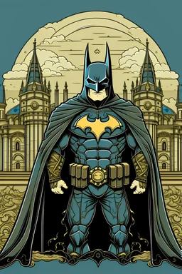 Batman in Kazakh style