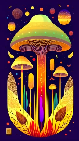 camoes art style inspired by Jonny Hatt Kean, abstract alien mushroom world drawing, surreal Abstract Background, Ethereal Mood. naif Alejandro Torres style. Hyperrealistic detailed, flat, vector illustration, Storybook Illustration, made of wire, pencil sketch, DAIM