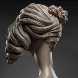 sculpted hair