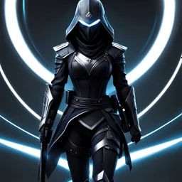 Dark Cyborg Shinobi, cybernetic, stealthy, black-clad, futuristic, ninja, high-tech, augmented, bionic, shadows, mechanical limbs, ancient art, traditional, katana, futuristic shuriken, cybernetic eye, neon-lit, mysterious, haunting, dystopian, deadly precision, ninja stars, robotic assassin, futuristic weapons, cybernetic enhancements, hidden in shadows, cybernetic armor, enigmatic, advanced technology, desolate, cyberpunk, eerie, ninja mastery, glowing cybernetics, concealed blades