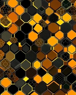 honeycombs and hexagon geometric different sizes design layout