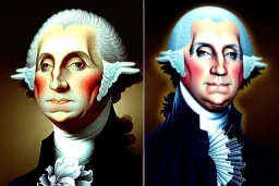 the offspring of George washington and donald trump