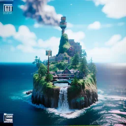 The Isometric Glass Tall Box Mini Model Little Real Island Mixed Water Fall rainbow Under Ocean Sunshine Summer Background Blue Sea, The Last Of Us / Avatar, Octane Render / ZBrush, Cinematic, IMAX Film, Nikon D750, 16K, Autostereoscopy, Anthropomorphic, Golden Ratio, Geometry, Symmetric, Depth Of Field, Highly Detailed, Ultra Realistic, Beautiful Lighting, Halfrear Lighting, Soft Light, Candoluminescence, Cast Shadow, Reflective, Glow, Translucent, Normal Map, Carbonated --testp