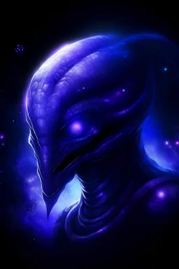 omniscent all knowing cosmic purple creature