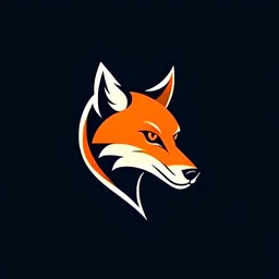 fox logo design unique professional style