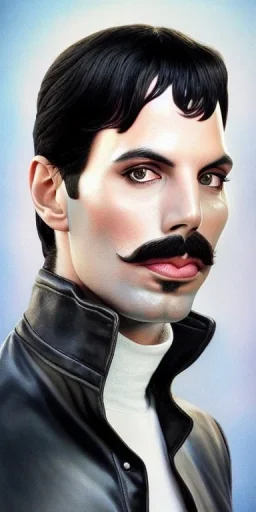 Insanely detailed portrait character of freddie mercury ::perfect proportions::flawless perfect hands::by Artgerm, Greg Olsen, Pixar, WLOP:: hyperrealistic, hyper detailed, photorealistic :: a masterpiece, incredible composition, amazing depth, imposing, meticulously composed, 8k :: unreal engine :: detailed matte painting, deep color, fantastical, intricate detail, splash screen, complementary colors, fantasy concept art, 8k resolution trending on Artstation Unreal Engine