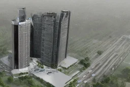 Unique building design for central bank of India. Make it world's tallest building