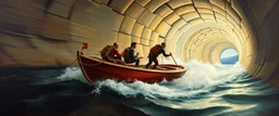 master oil painting by Rembrandt, the adventurers pack, magic surf boat fallout 4, moving fast through tunnel