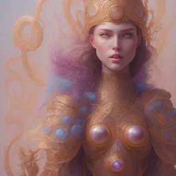 fantasy magic, intricate, sharp focus, illustration, highly detailed, digital painting, concept art, artgerm and paul lewin and kehinde wiley, masterpiece sexy lips with a smile Celtic Lord body lord outer space pretty, pink blue