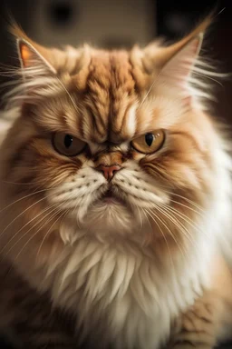 picture of cat that is super angry