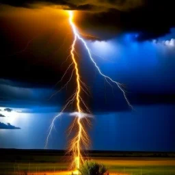 Beautiful and strange lightning