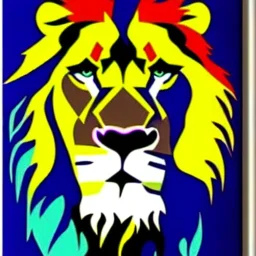 lions pop art