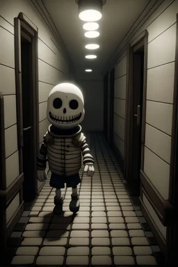 Sans in the final corridor of underdetail