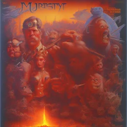 An original movie poster by drew struzan, high concept western monster movie