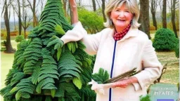 martha stewart looks like a tree