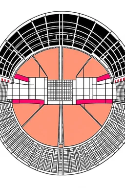 Elliptical theater scheme