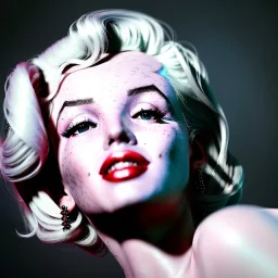 Realistic image, Marylin Monroe, highly detailed, concept art, unreal engine 5, ray tracing, RTX, lumen lighting, ultra detail, volumetric lighting, 3d, finely drawn, high definition, high resolution.