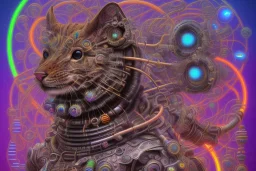 a wirepunk portrait of a spiritpunk animalpunk, highly detailed, sacred geometrypunk, mathematicspunk, snakepunk, cablepunk, vibrantpunk, waterpunk, grungepunk colors, artpunk art by sam curry