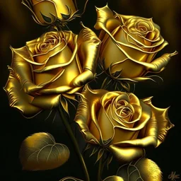 golden roses