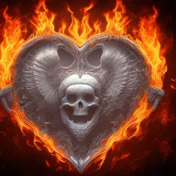 Heart on fire