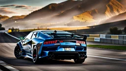 lamborghini countach LPI 800-4 Modern Design , REAR view, perfect model, perfect details, perfect everything,desktop wallpaper, 4K, Cinematic