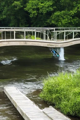 Logo bridge over troubled waters