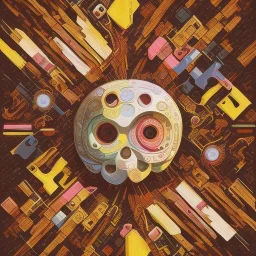 Wood, pastel colors, crepusculare, monde, brain cold, spirale, olive,kind spiner, brown, yelow, white, red, cubes, cups, abstract art,creme,