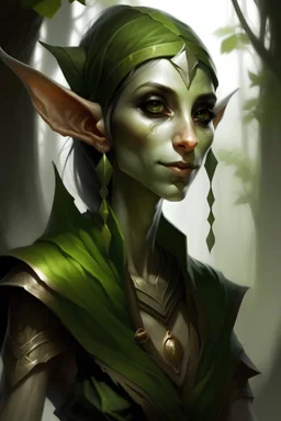 green-skinned elf