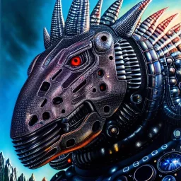 Ultra detailed fullbody Portrait in oil on canvas of Mechagodzilla with armor,intense stare,extremely detailed digital painting, extremely detailed face,crystal clear Big eyes, mystical colors ,perfectly centered image, perfect composition, rim light, beautiful lighting,masterpiece,8k, stunning scene, raytracing, anatomically correct, in the style of robert e howard and Ken Kelley and Ohrai Noriyoshi and Simon Bisley and tomzj1