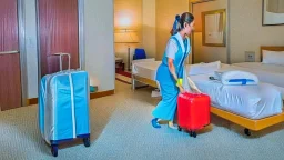 housekeeping paranoid while taking baggage out of the room