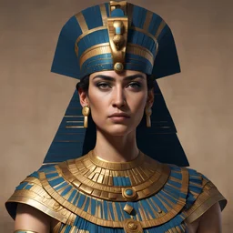 Generate an image depicting Cleopatra, the last ruler of the Ptolemaic Kingdom of Egypt, showcasing her political acumen and regal presence, photorealistic, hyperrealistic