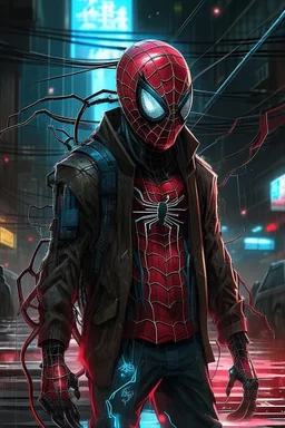 cyberpunk spiderman